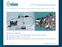 Tablet Screenshot of nisco.ch